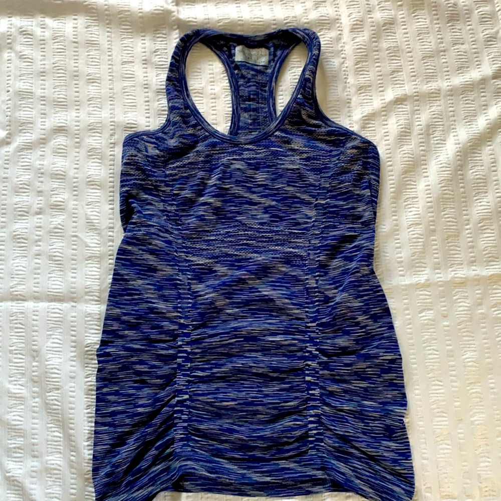 Athleta Shirt Womens sz. Xtra small blue Tank Top Athletic